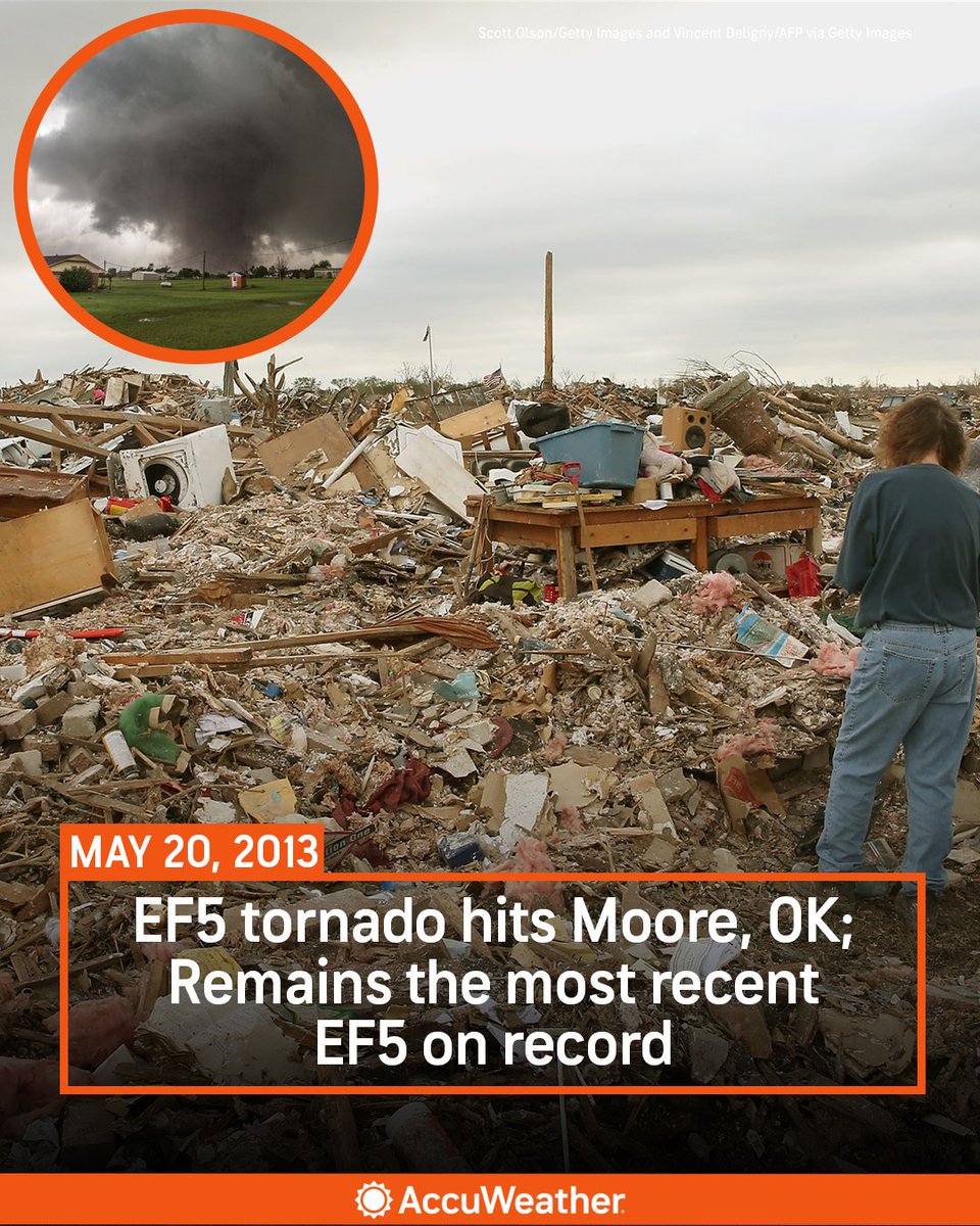 12 Years Since Moore EF-5 Tornado, Most Recent in US, and Joplin 2011 ...