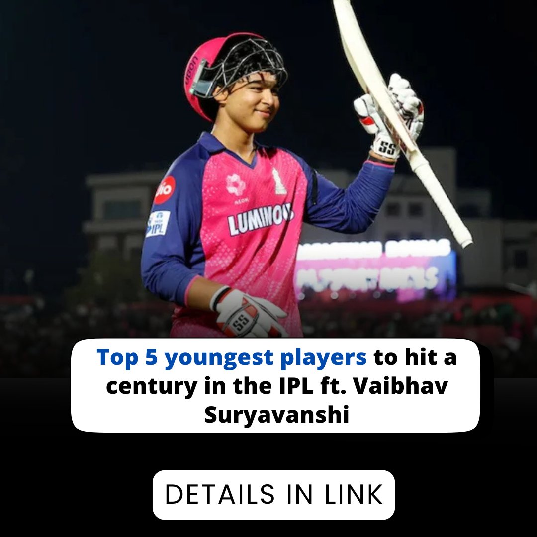 14-Year-Old Vaibhav Suryavanshi Scores Fastest IPL Century by an Indian ...