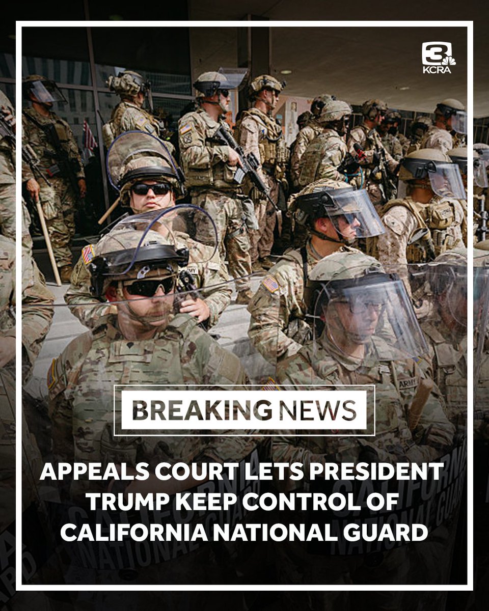 Retain Control 9th Circuit Lets Trump Retain Control of California National Guard ...