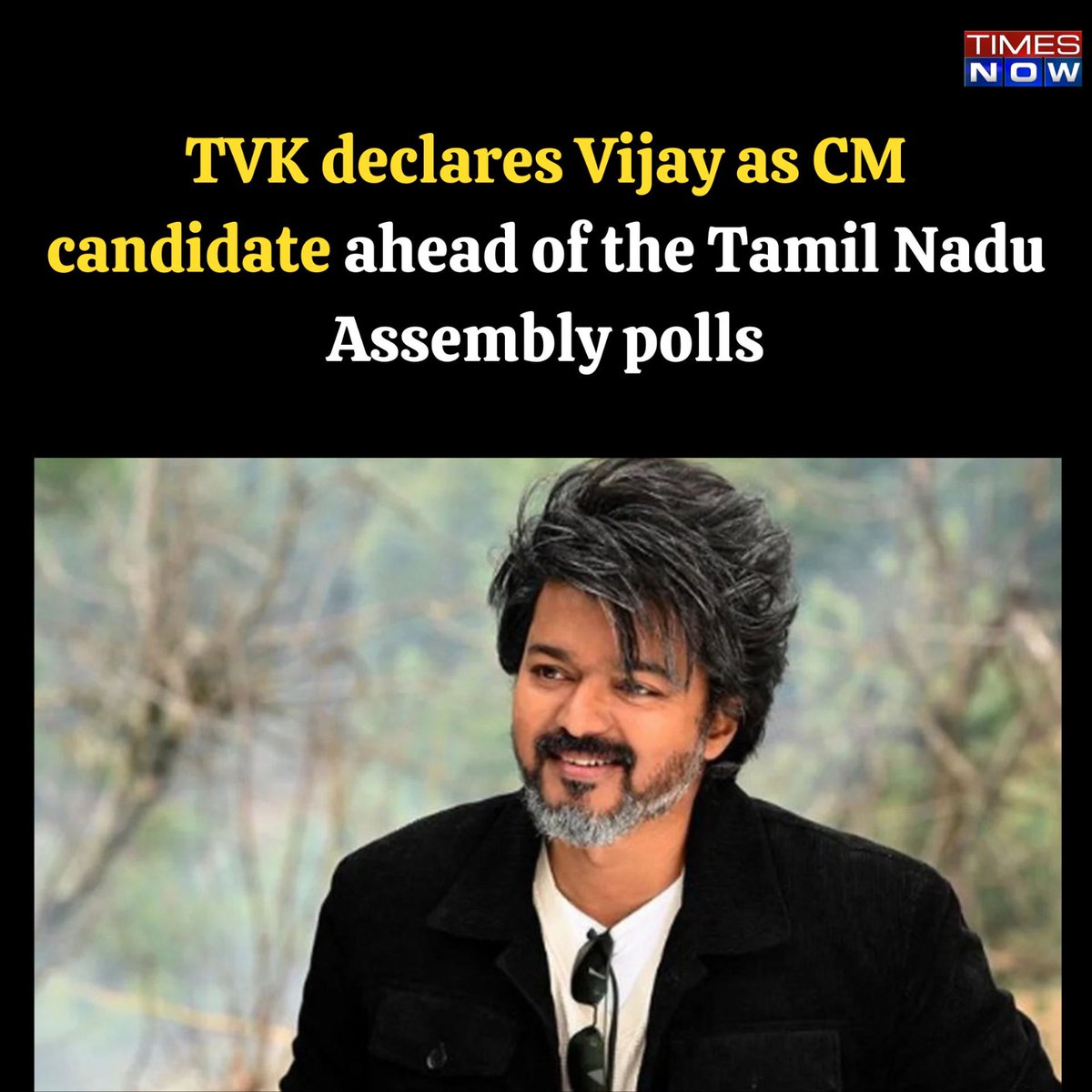 Actor Vijay Named TVK Chief Minister Candidate for 2026 Tamil Nadu ...