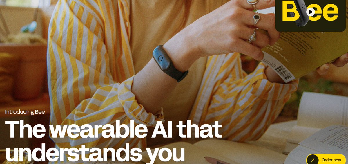 Amazon Buys AI Wearable Startup Bee to Expand Personal Devices Push ...