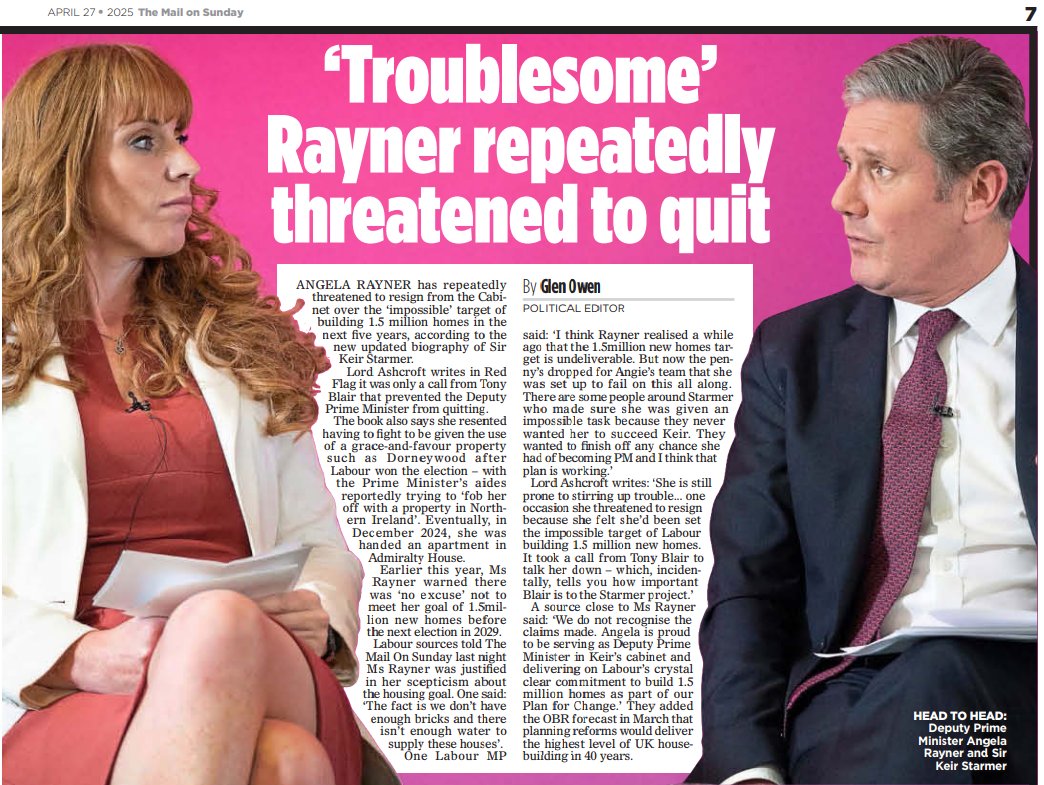 Angela Rayner Threatened to Resign Over Keir Starmer’s 1.5 Million ...