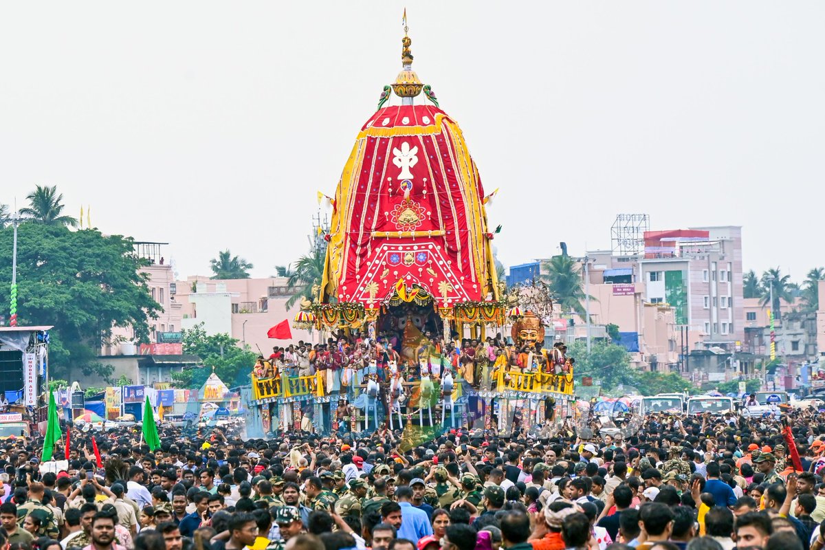 Annual Rath Yatra Begins At Jagannath Temple In Puri Featuring Lord Annual Rath Yatra Begins At Jagannath Temple In Puri Featuring Lord