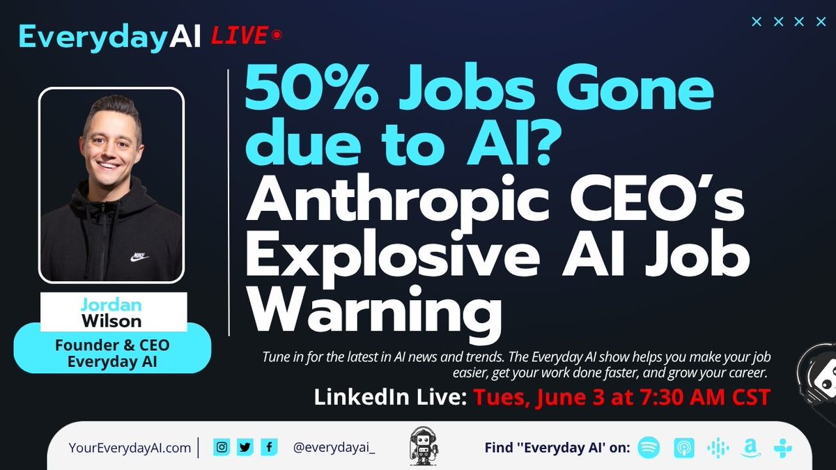 Anthropic CEO Warns AI Could Eliminate Half of Entry-Level Jobs, Raise ...