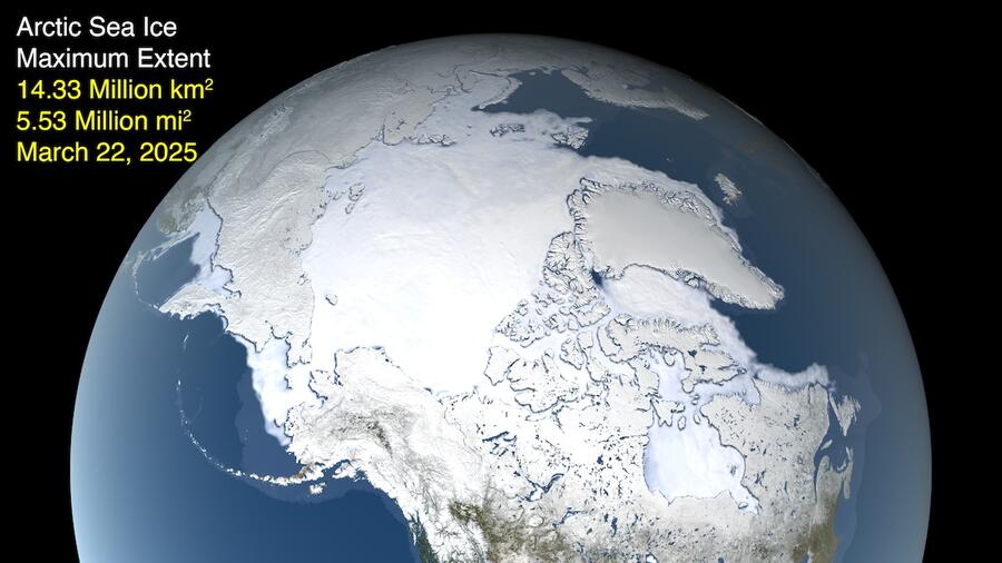Smallest Coverage Arctic Sea Ice Hits Record Low on March 22, 2025, Smallest Coverage in ...