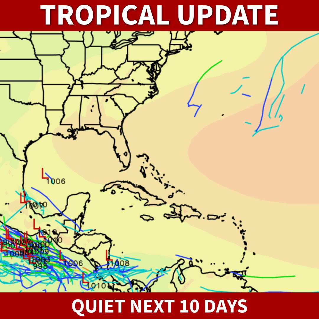 Atlantic Hurricane Season 2025 Quiet as NHC Monitors Bay of Campeche ...