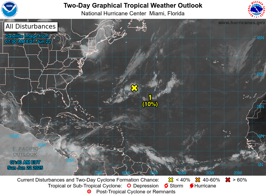 Atlantic Hurricane Season Stalls as NHC Sees Low-Chance Bermuda ...