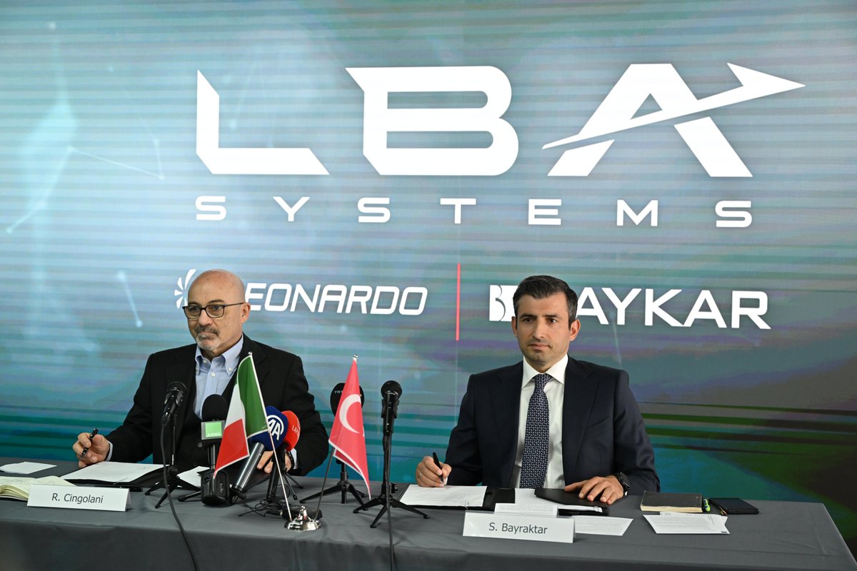 Baykar and Leonardo Launch LBA Systems to Build Next-Gen Combat Drones ...