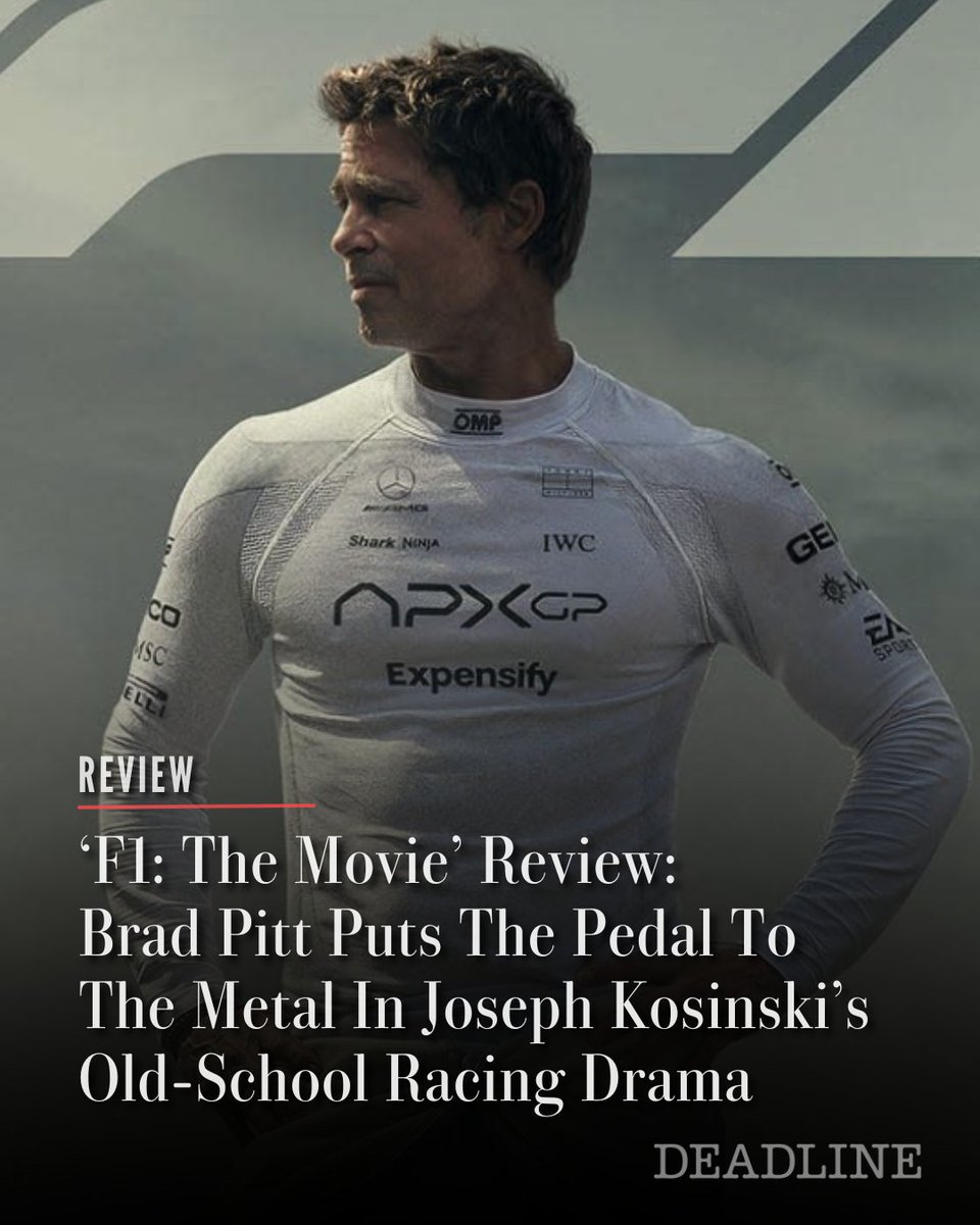 Brad Pitt Leads Joseph Kosinski’s ‘F1: The Movie’ as Washed-Up Racer ...