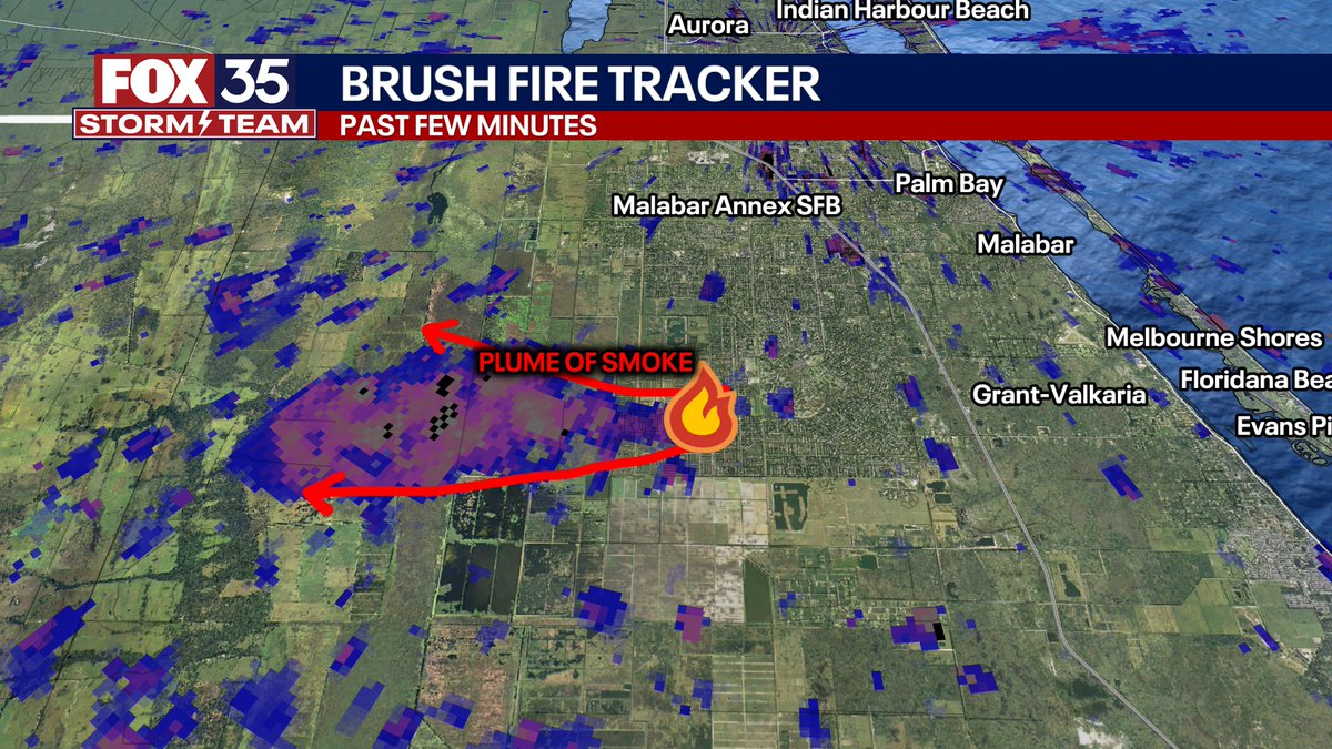 Brevard and Broward Counties Battle Brush Fires Amid Florida's Drought ...