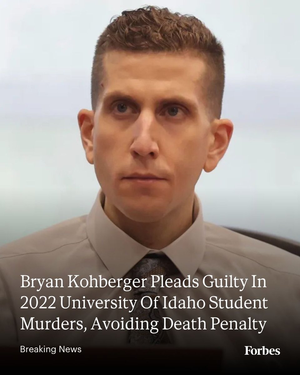 Bryan Kohberger Pleads Guilty in Idaho Student Stabbings, Avoids Death ...