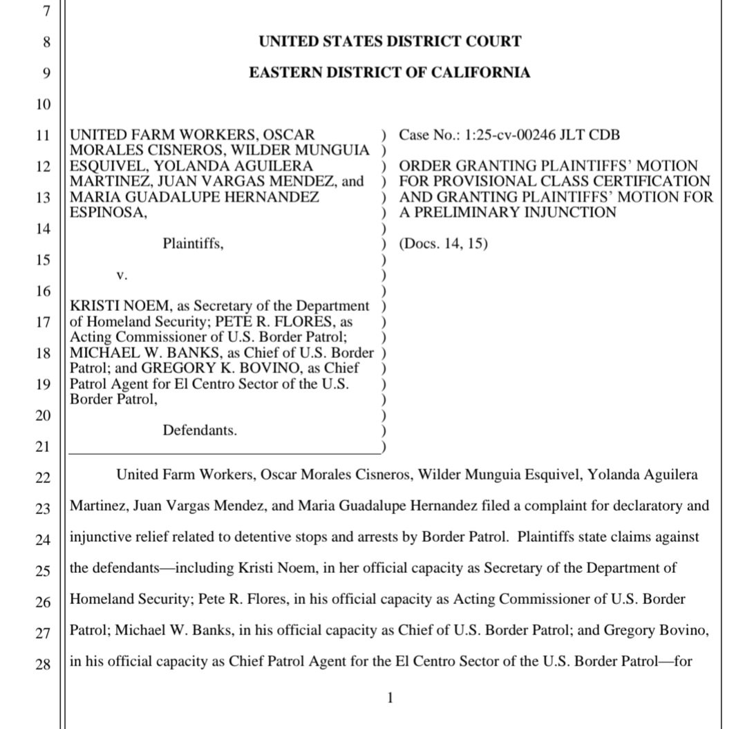California Judge Issues Injunction Against Border Patrol's Warrantless ...