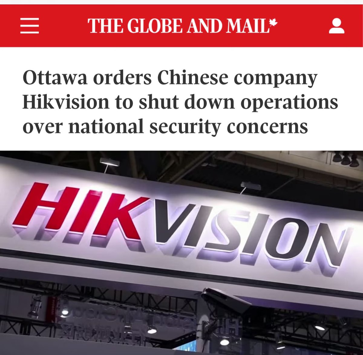 Canada Orders Hikvision to Cease Operations, Bans Government Purchases ...