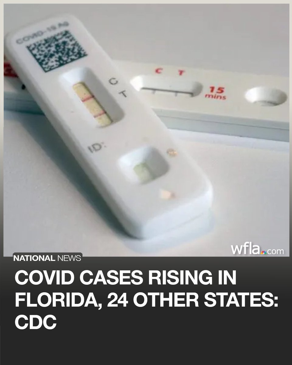 CDC Says COVID Cases Rising in 25 States While National Level Remains