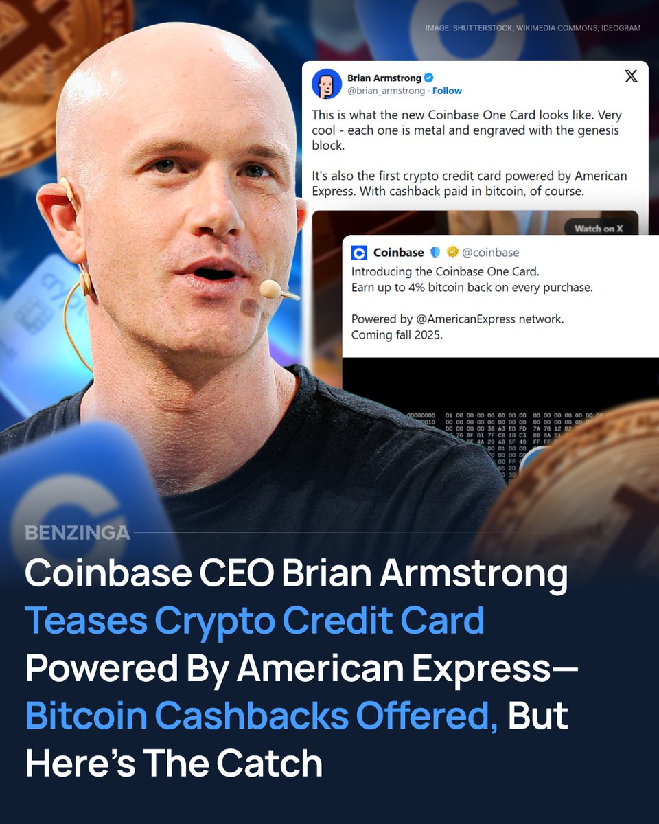 Coinbase One Card to Launch Fall 2025 on American Express Network ...