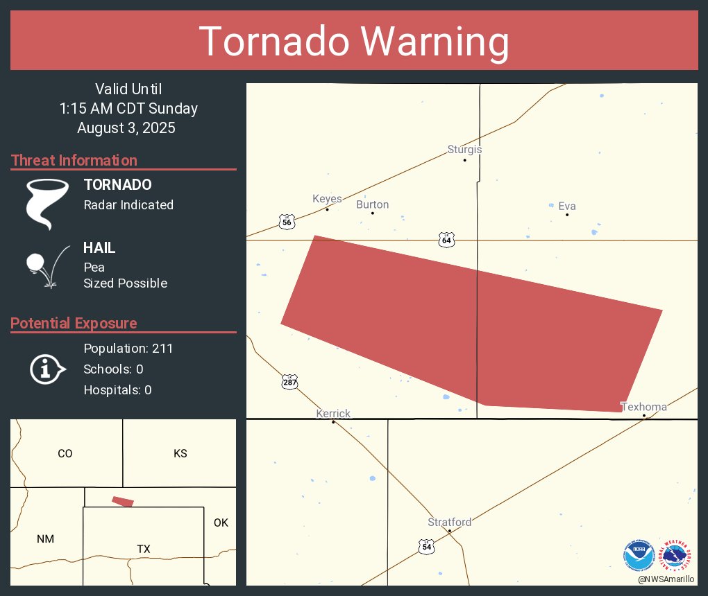 Damaging Winds, Large Hail, Tornado Warnings Amid Severe Thunderstorms ...
