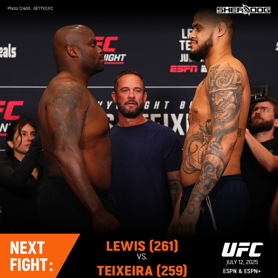 Derrick Lewis Flattens Tallison Teixeira in 35 Seconds at UFC Nashville ...