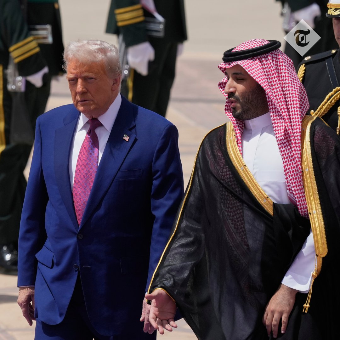 Donald Trump Begins Four-Day Gulf Tour in Saudi Arabia with Crown ...