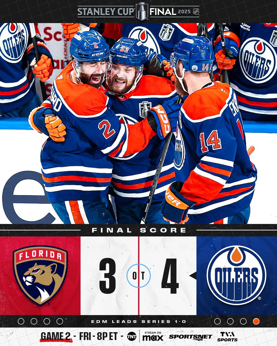 Draisaitl’s Early and OT Goals Lift Oilers Past Panthers 4-3 in Stanley ...