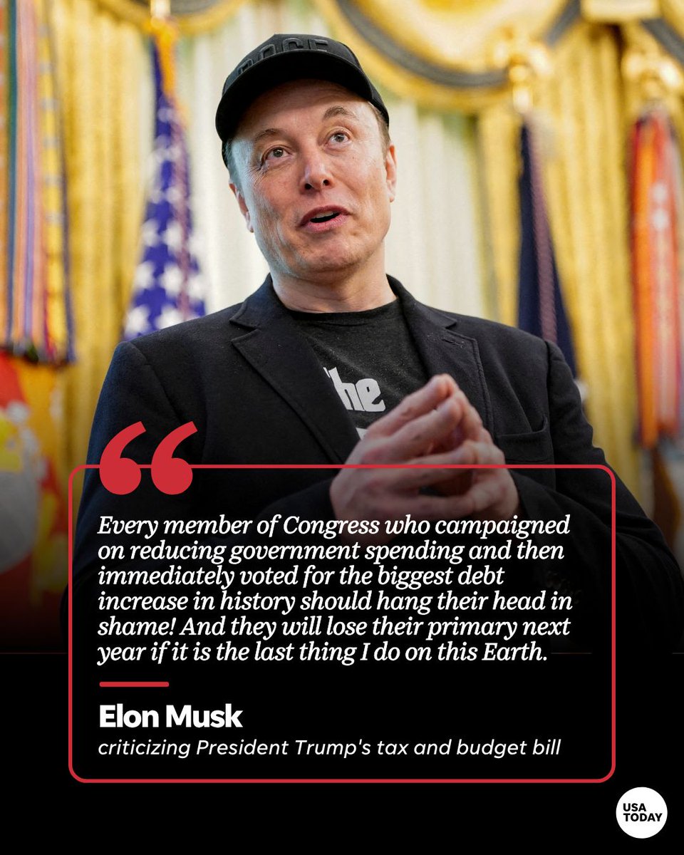 Elon Musk Criticizes Trump’s Tax Bill, Calls for New Party, Backs