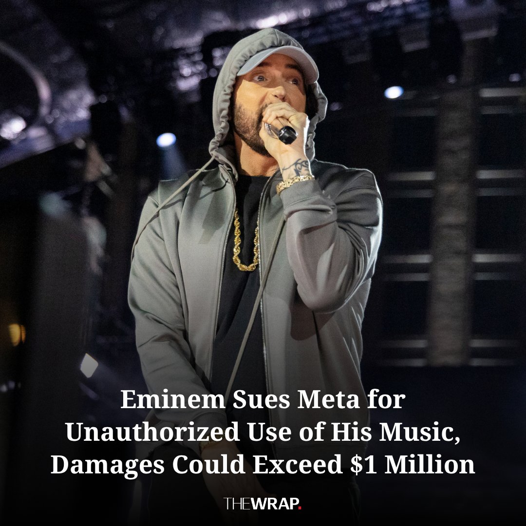 Eminem’s Publisher Eight Mile Style Sues Meta for 109 Million Over 243