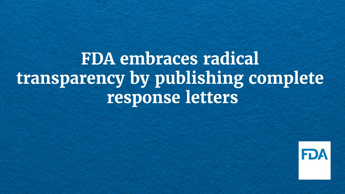 FDA Releases 200 Drug Rejection Letters in Transparency Drive ...