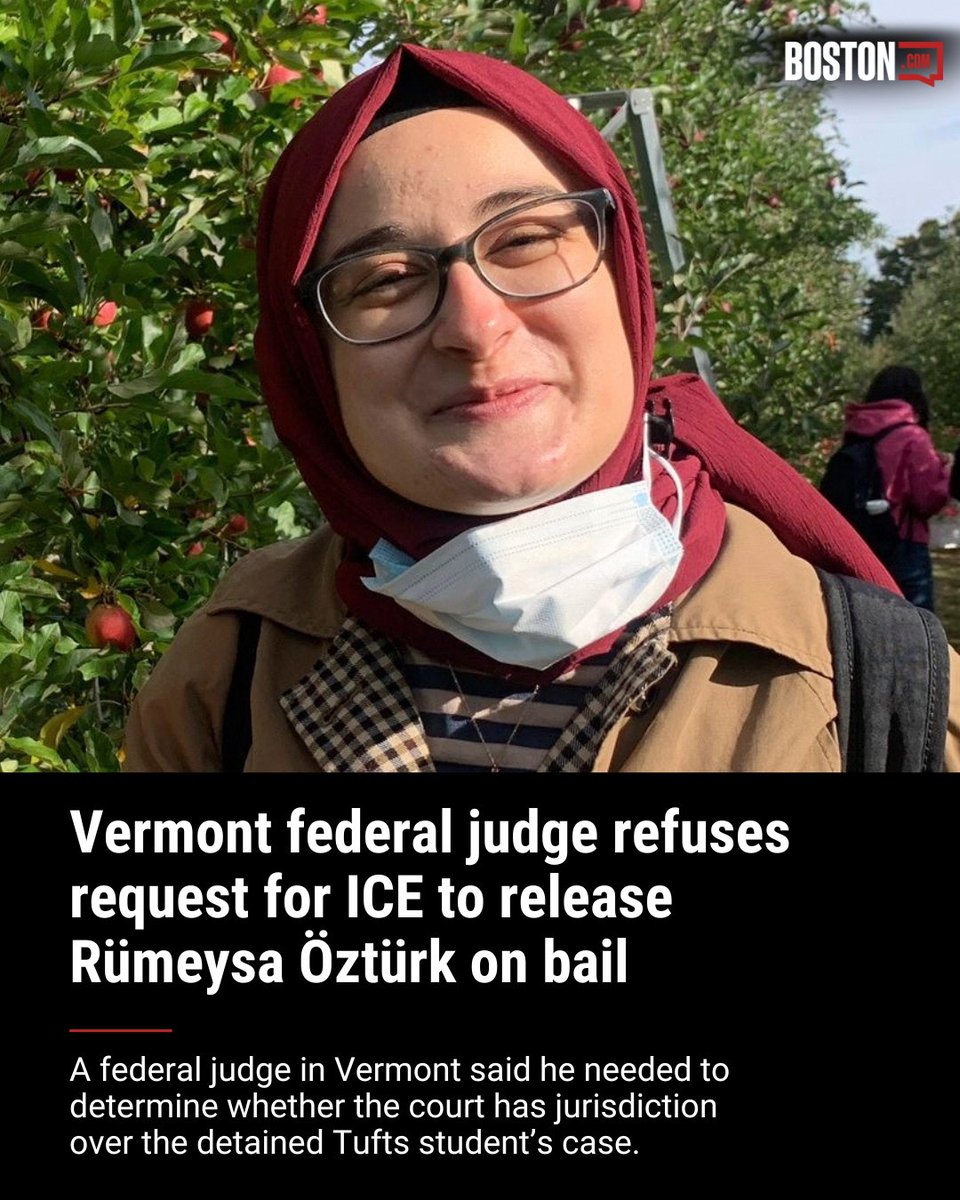 Federal Judge William Sessions Denies Release for Tufts Student Rumeysa ...