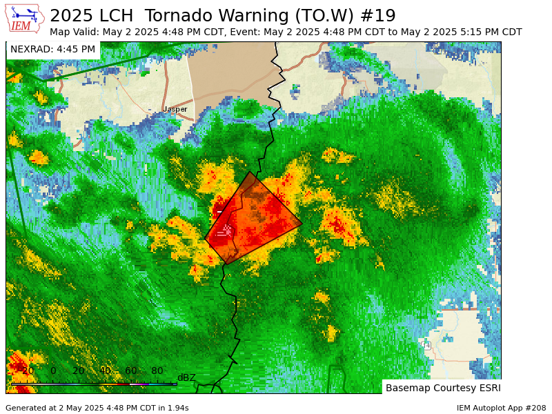 Flash Flood and Tornado Warnings Including Radar-Indicated Tornadoes ...