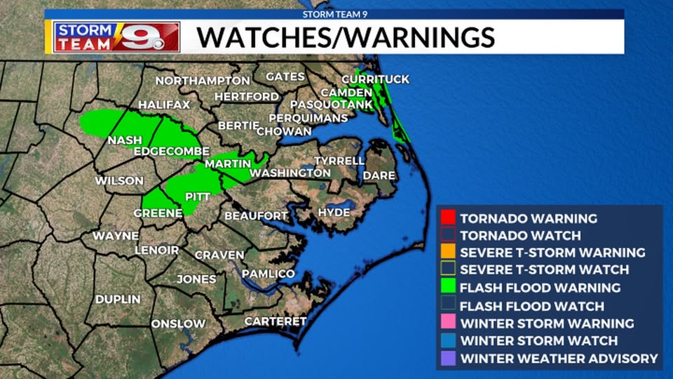 Flood Watches and Flash Flood Warnings in Allegany County and NC ...