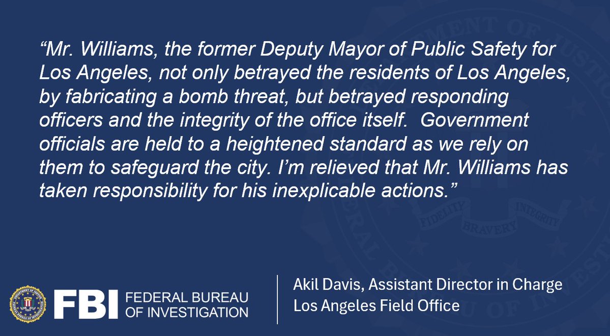 Former Los Angeles Deputy Mayor Brian K. Williams Pleads Guilty to Fake ...