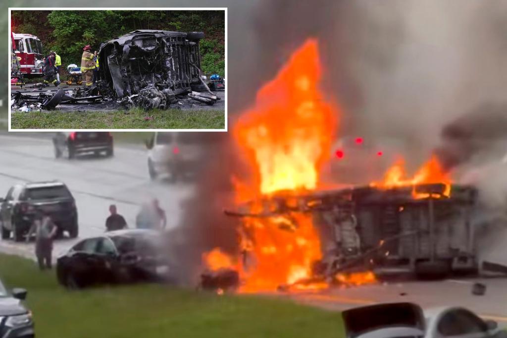 Four Killed, One Critical After Van Crosses Median in Fiery Taconic ...