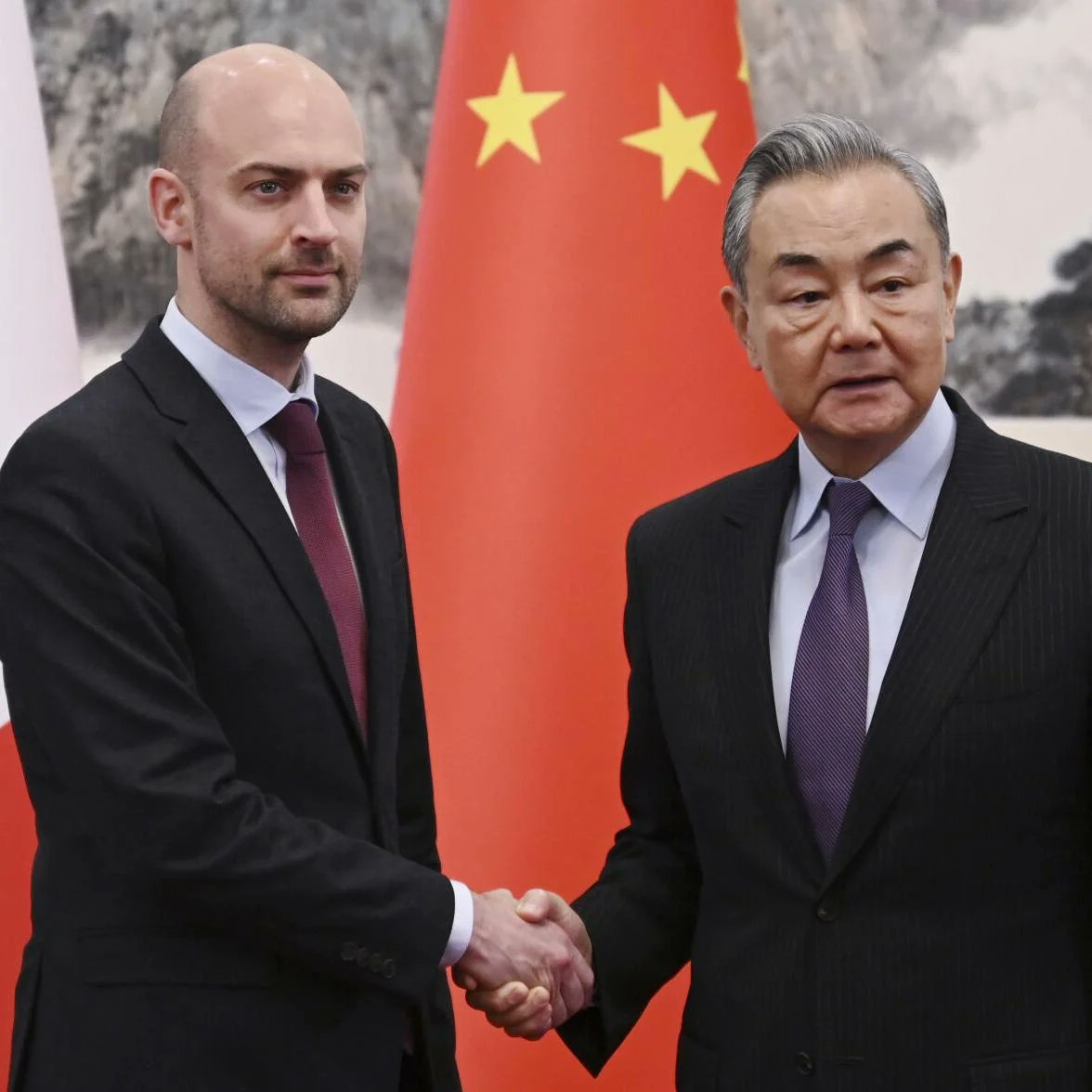 French Foreign Minister Jean-Noel Barrot Meets Chinese Counterpart Wang ...