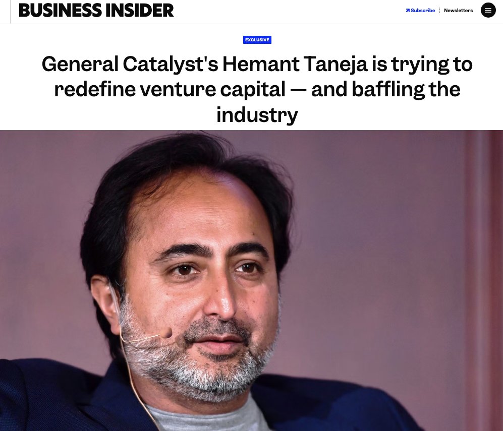 General Catalyst’s Hemant Taneja Builds Strategic Conglomerate Using Main Street America for AI Innovation | DeepNewz VC