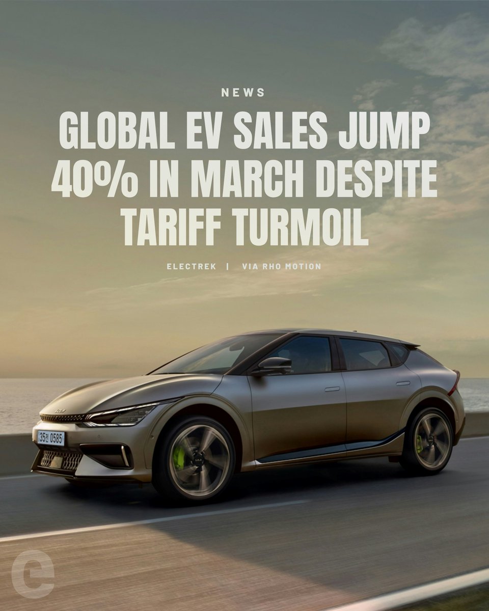 Global EV Sales Surge 29% in March, Led by BYD and CATL; Tesla Ships ...