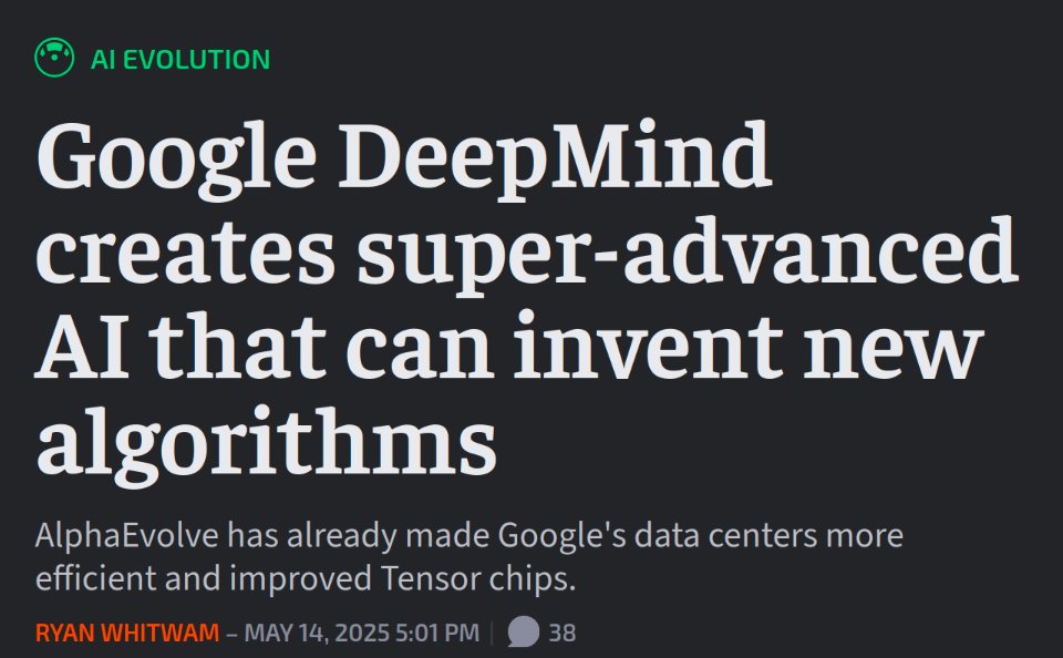 Google DeepMind Unveils AlphaIvolve AI That Invents Algorithms, Self ...