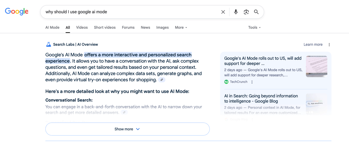 Google Rolls Out AI Mode in US Search With Gemini AI, Virtual Try-On ...
