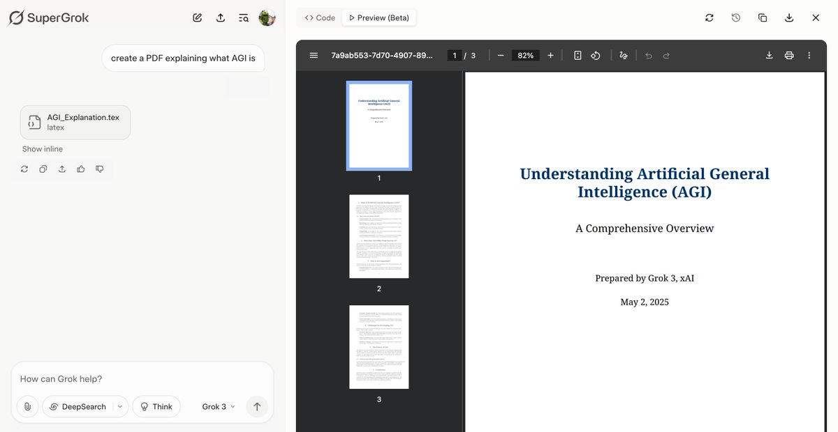 Grok Studio Launches Beta PDF Generation Tool with Editing and ...