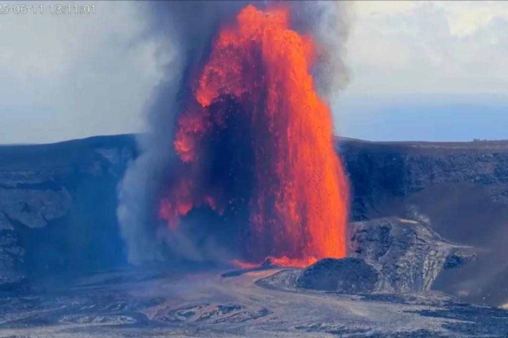 Hawaii’s Kilauea Volcano Erupts for 26th Time Since December 2024, Lava