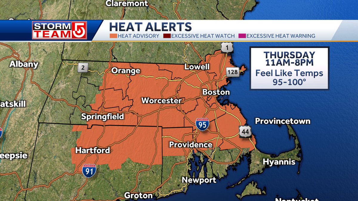 Heat Advisory Issued for Northeast Ahead of 90°F Temperatures, Storm ...