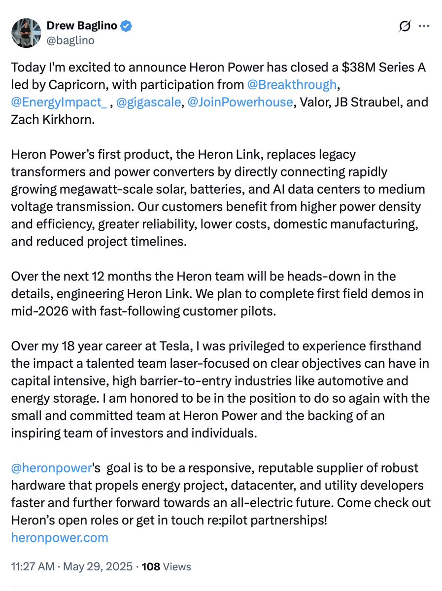 Horizon3.ai Raises $100M Led by NEA; Heron Power $38M, Buildots $45M, Rillet $25M, Uplinq $10M in New Funding | DeepNewz VC