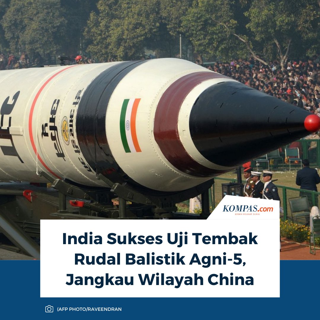 India Test-Fires Nuclear-Capable Agni-5 Missile With 5,000 Km Range ...