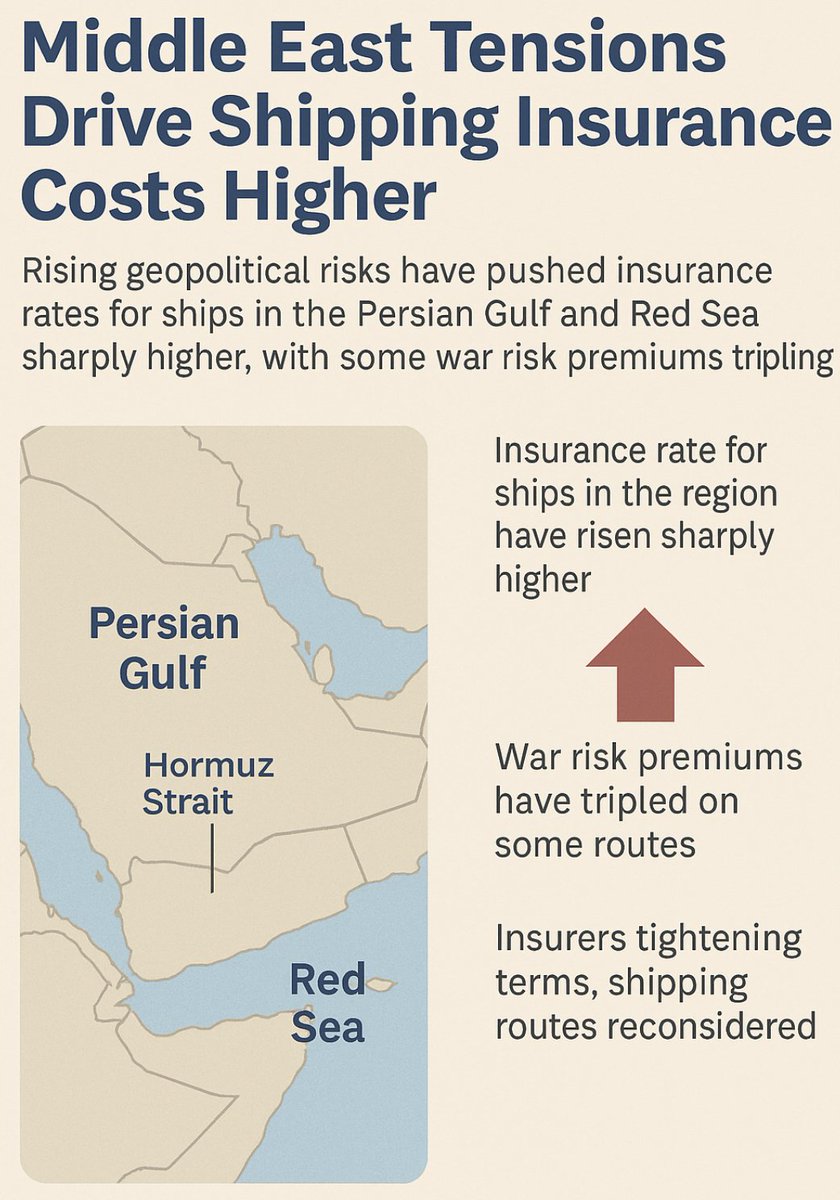 Israel-Iran Conflict Triples War-Risk Insurance, Sends Tanker Rates ...