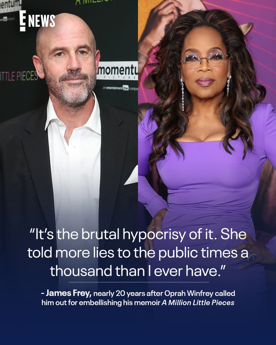 James Frey, Author of "A Million Little Pieces," Accuses Oprah Winfrey