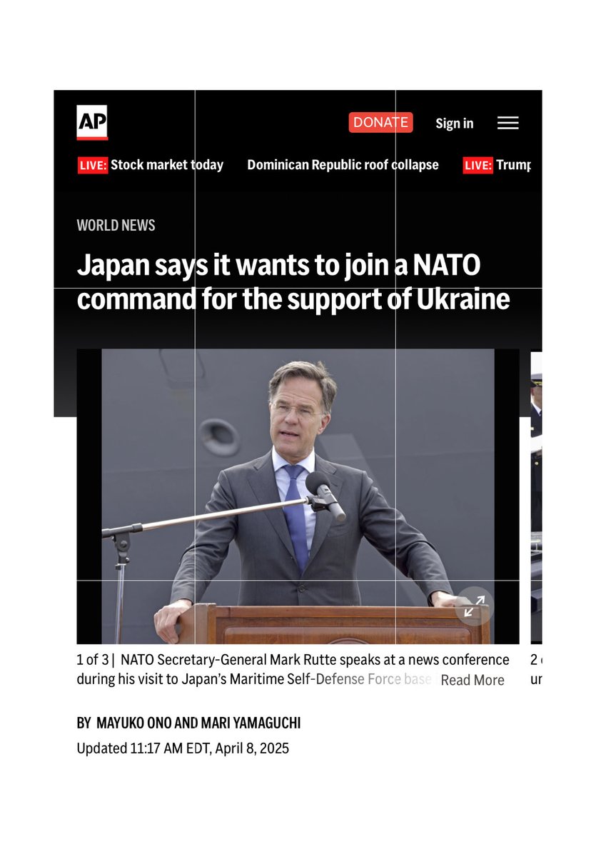 Japan Seeks Closer NATO Ties with Mark Rutte, Gen Nakatani Amid U.S ...