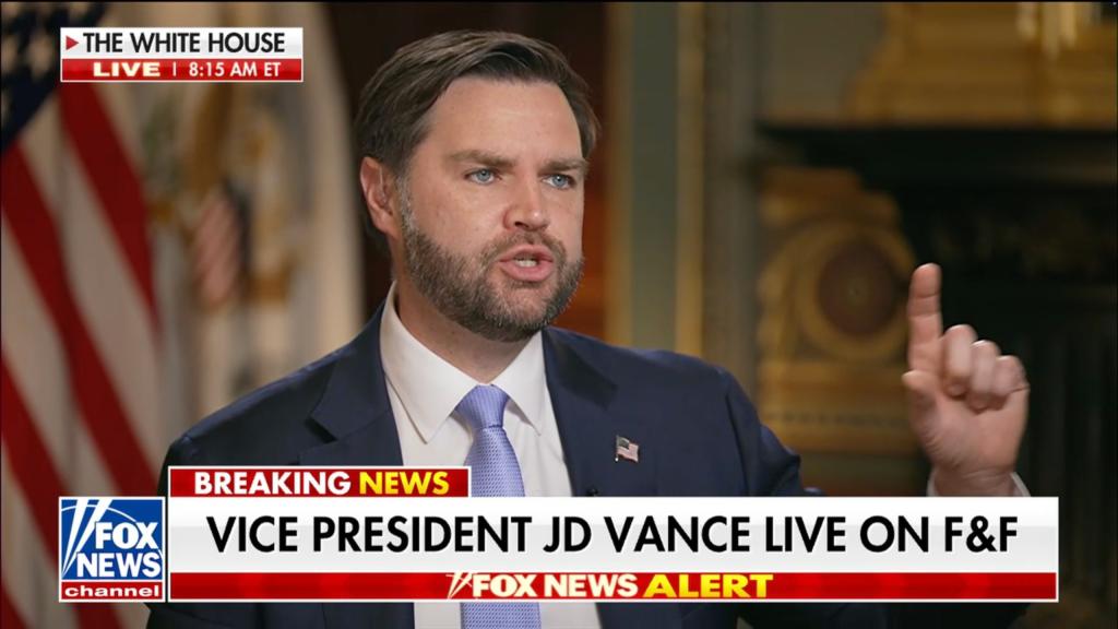 Jd Vance Defends Trump S Liberation Day Tariffs Citing 90 000