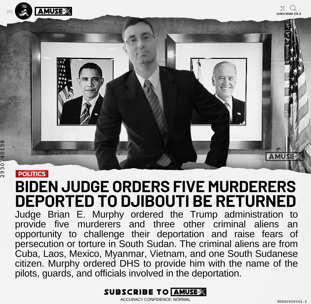 Judge Brian Murphy Blocks Deportation of Eight Convicted Murderers and ...