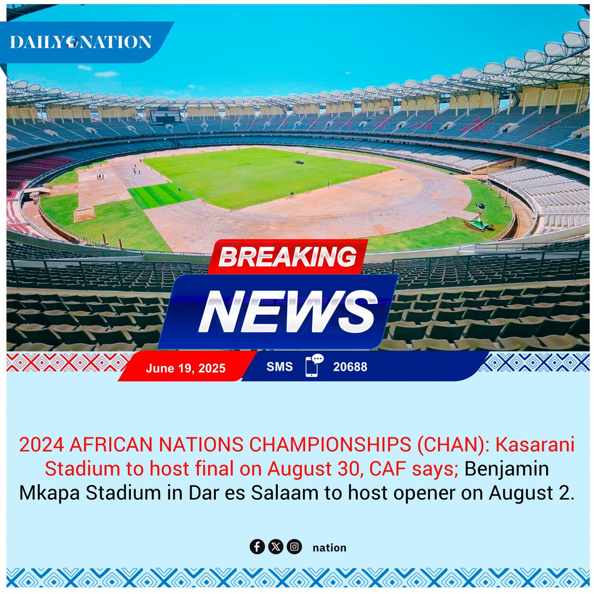 Kenya, Tanzania, Uganda to Co-Host 2024 African Nations Championship ...