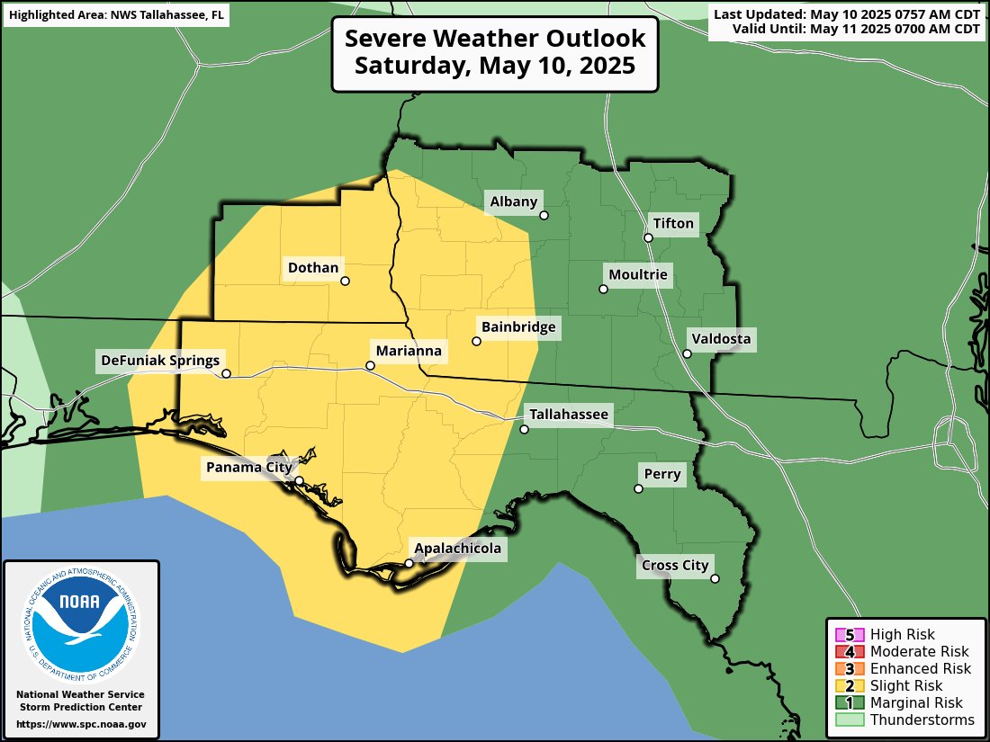 Marginal to Slight Risk of Severe Storms with Wind Gusts, Hail, and ...