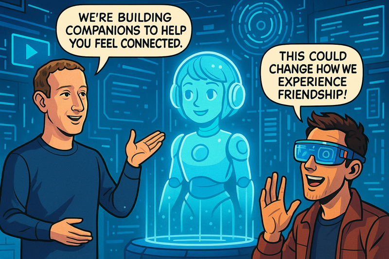 Meta CEO Mark Zuckerberg Envisions AI Companions, Billions Invested to ...