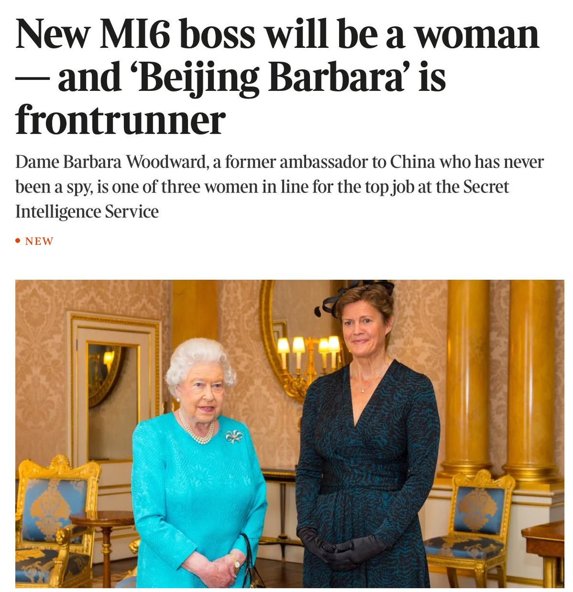 MI6 to Appoint First Female Head Barbara Woodward as Richard Moore ...